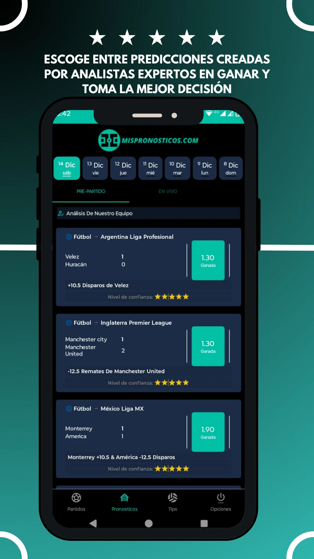 Mis Pronósticos AI screenshot
